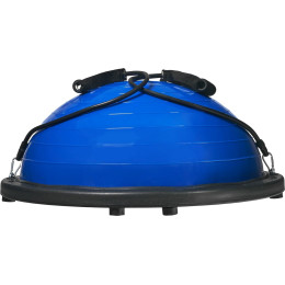 Полусфера BOSU гимнастическая, 58см., (серая) в комплекте с эспандером и насосом (B31659) BOSU044-18